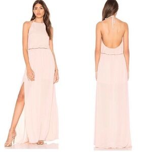 Show Me Your MuMu Heather Halter Dusty Blush Crisp